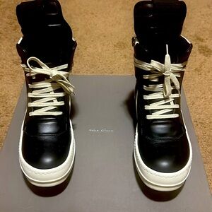 Rick Owens Geobasket High-Top Sneakers (Women’s) Size 38 1/2